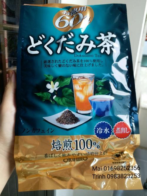 [HCM]Trà thải độc diếp cá Orihiro Nhật Bản túi 60 gói