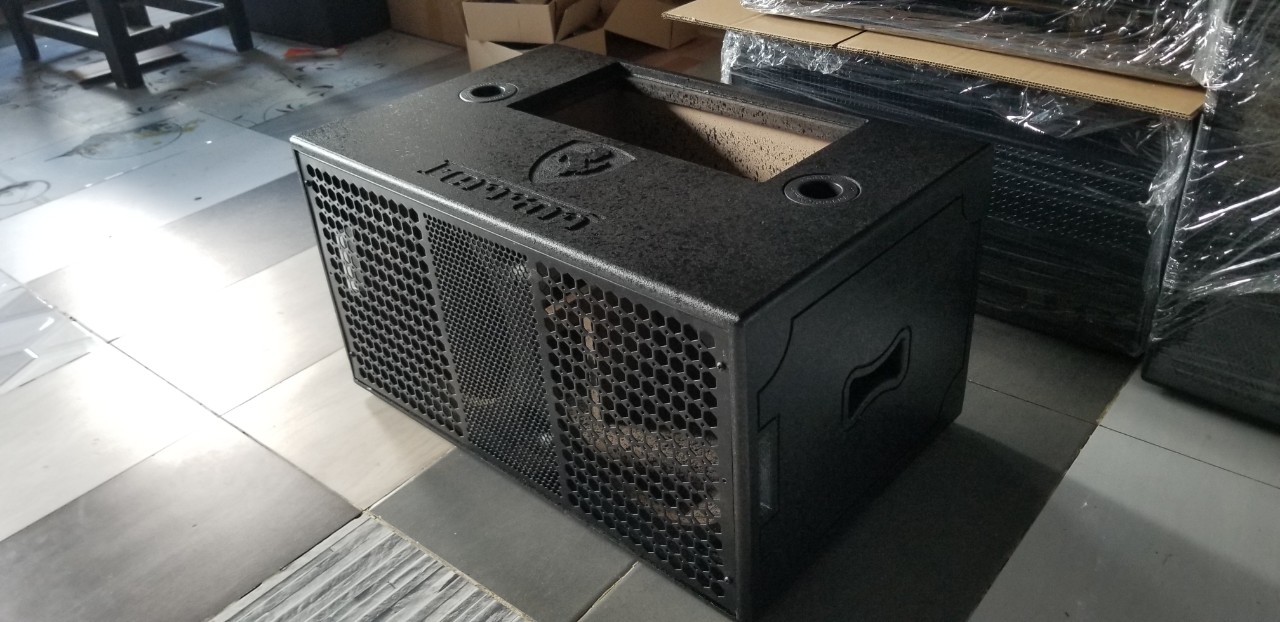 vỏ thùng loa 2 bass 30 đôi mạch 19x38 (lưới sắt)