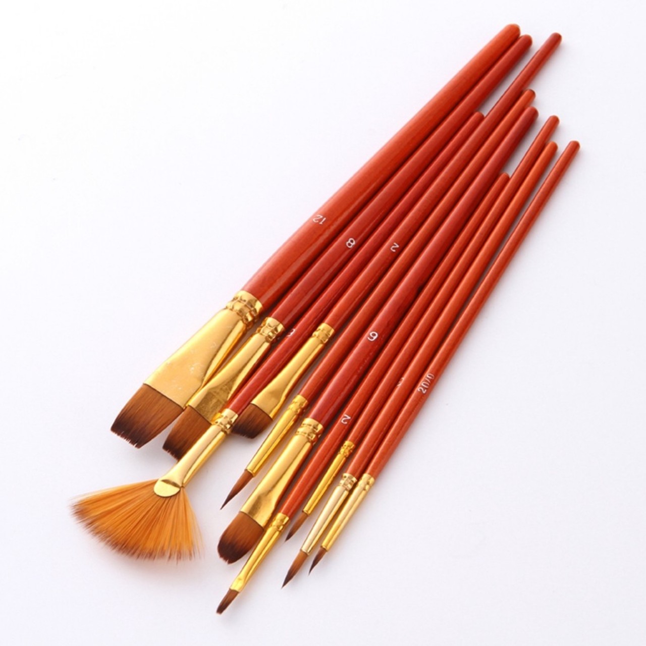 Bộ 10 cây Cọ cao cấp đủ số từ 1 đến 10