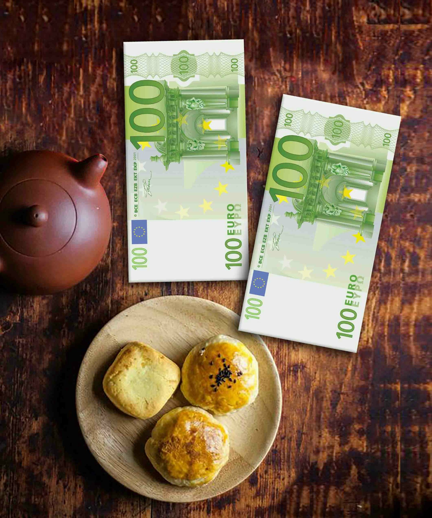 10 bao lì xì euro 100e, 500e lì xì tết may mắn giá sỉ