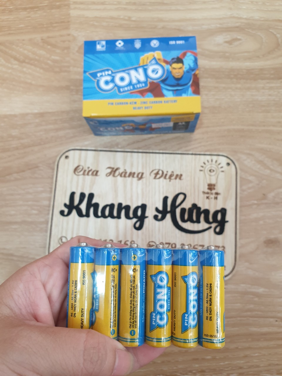 Pin tiểu con Ó vàng AA 1,5V 2A PINACO