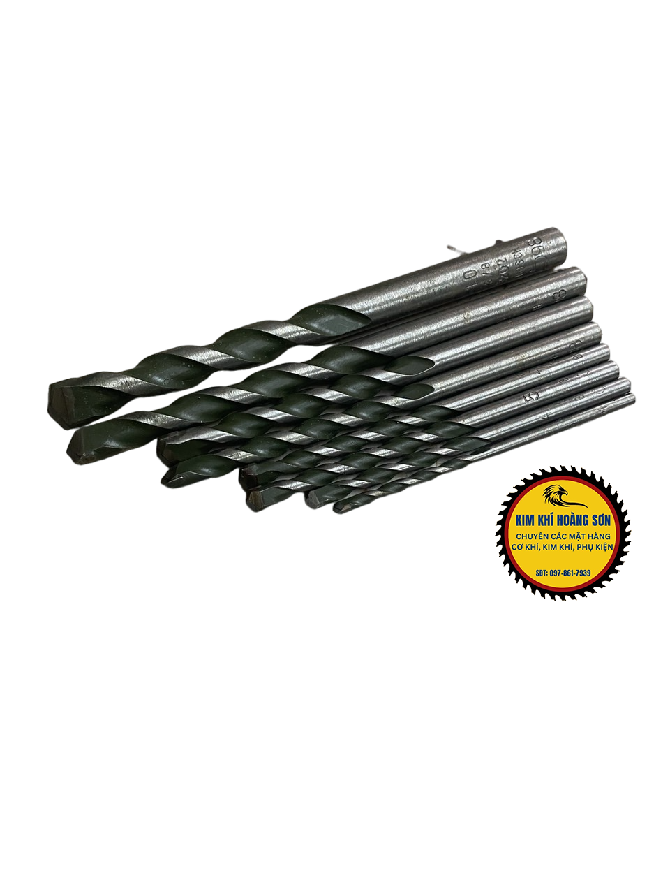 Original Bosch 8 PCs 3 - 10mm diameter 2 segment concrete drill bit set, 2 pin wall drill bit high temperature resistance
