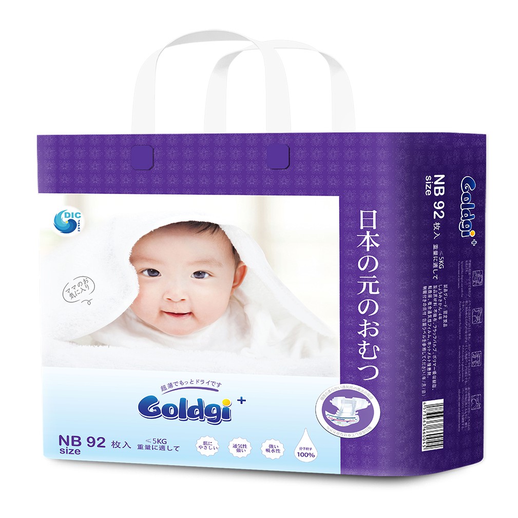 Bỉm Dán/Quần Goldgi (NB92-S84-M66-L56-XL46-M60-L48-XL44)