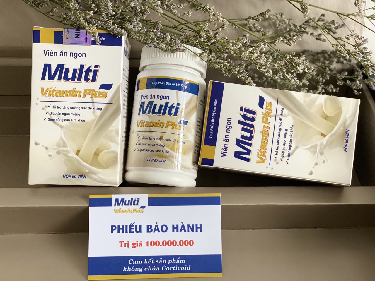 Viên uống tăng cân Multi Vitamin Plus công nghệ Thailand