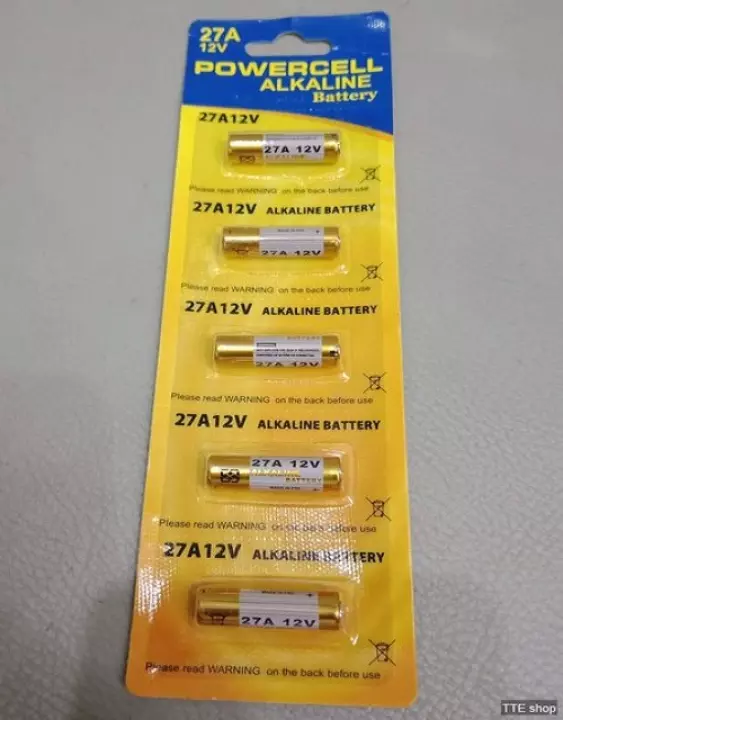 2 viên Pin 12V/27A Alkaline