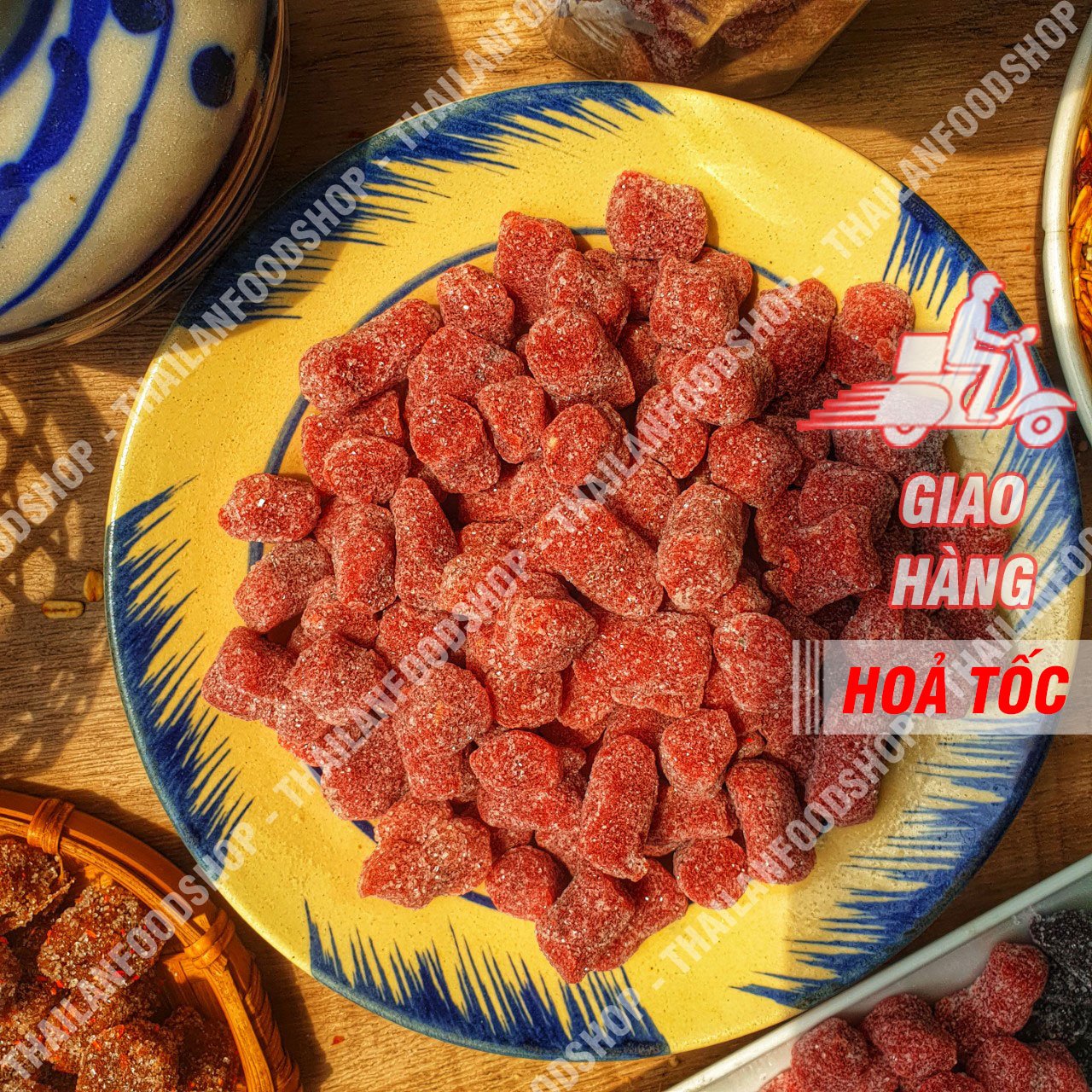 Kẹo Dâu Tây Đặc Sản Đà Lạt - Lon 500gr
