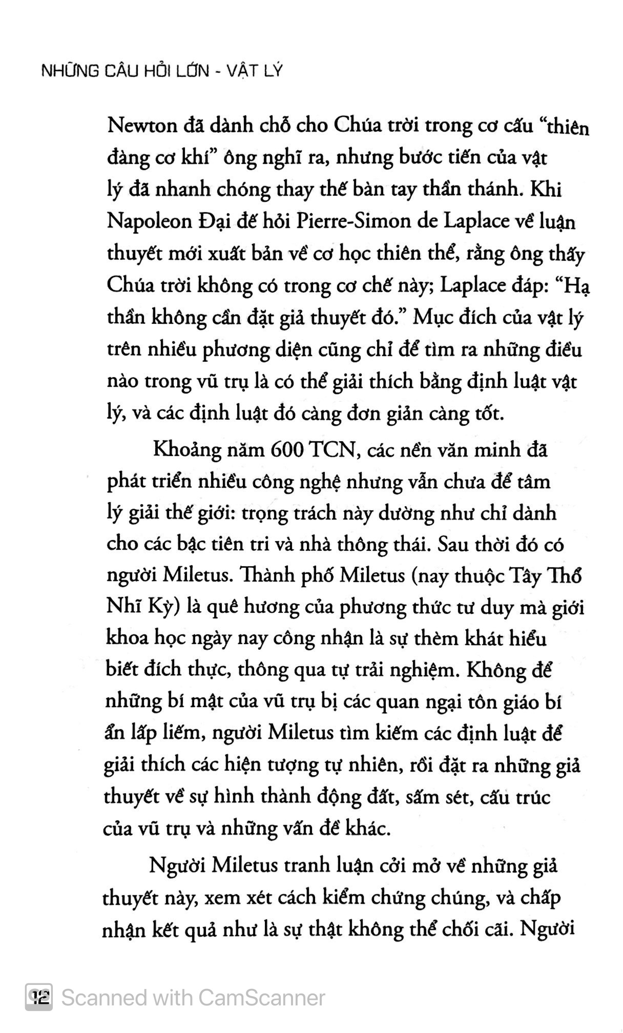 Những Câu Hỏi Lớn Vật Lý