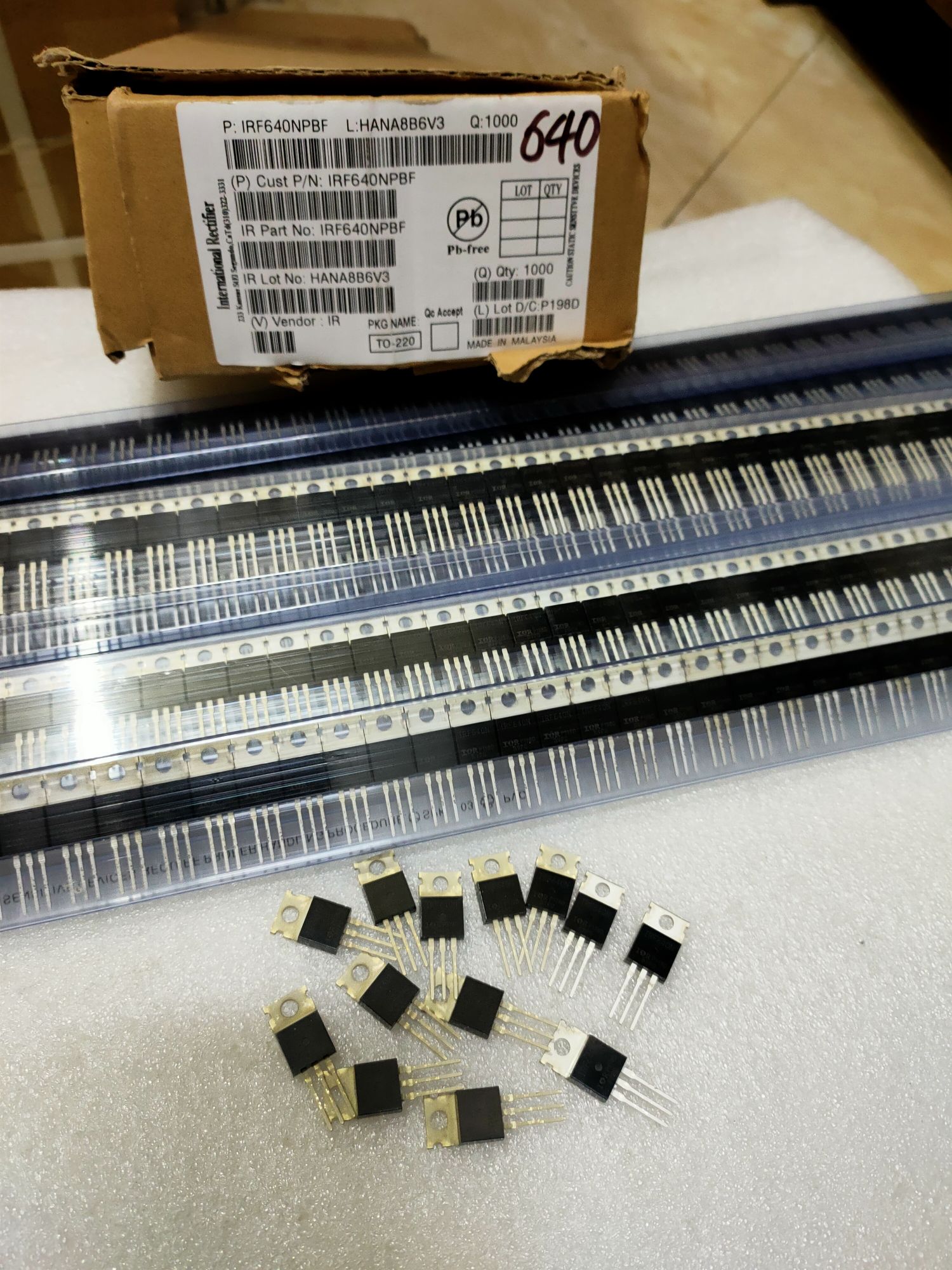 5 Con MOSFET IRF640