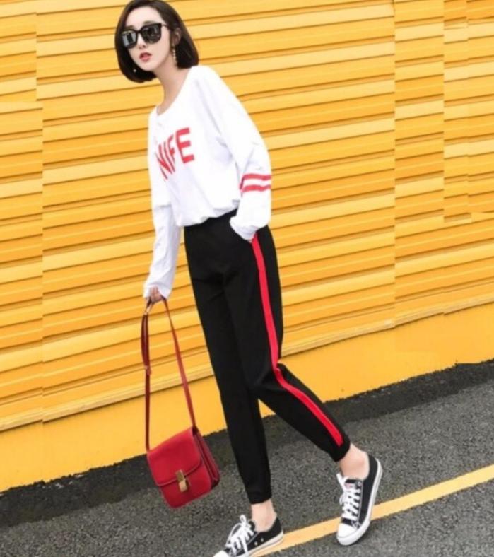 Quần jocker 1 sọc nu có bo