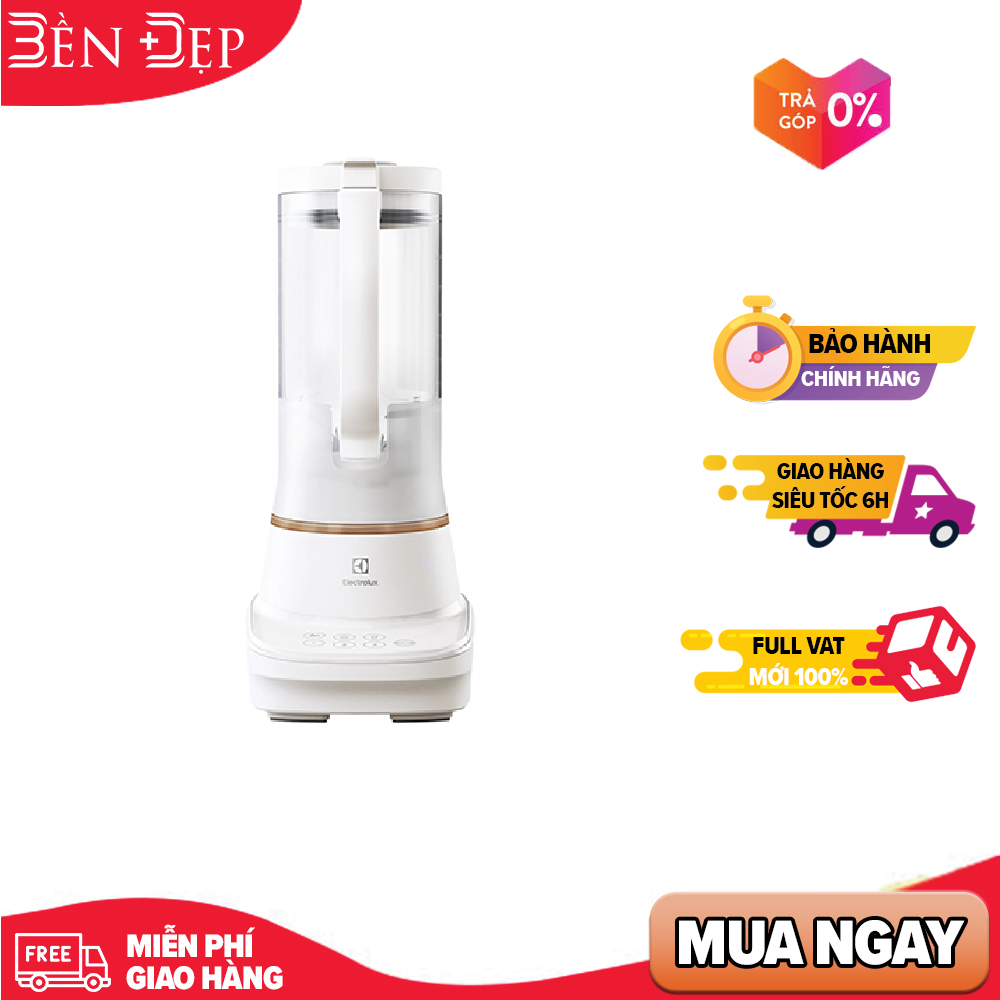 [TRẢ GÓP 0%] Máy Xay Sinh Tố Electrolux E7TB1-50CW 1.5L (Giá áp dụng giao tại HN, HCM& các tỉnh liên hệ shop)