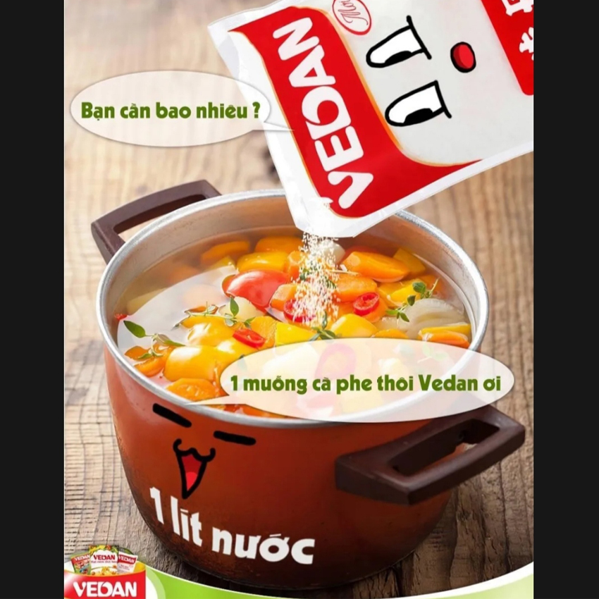 Bột ngọt Vedan, túi 1kg