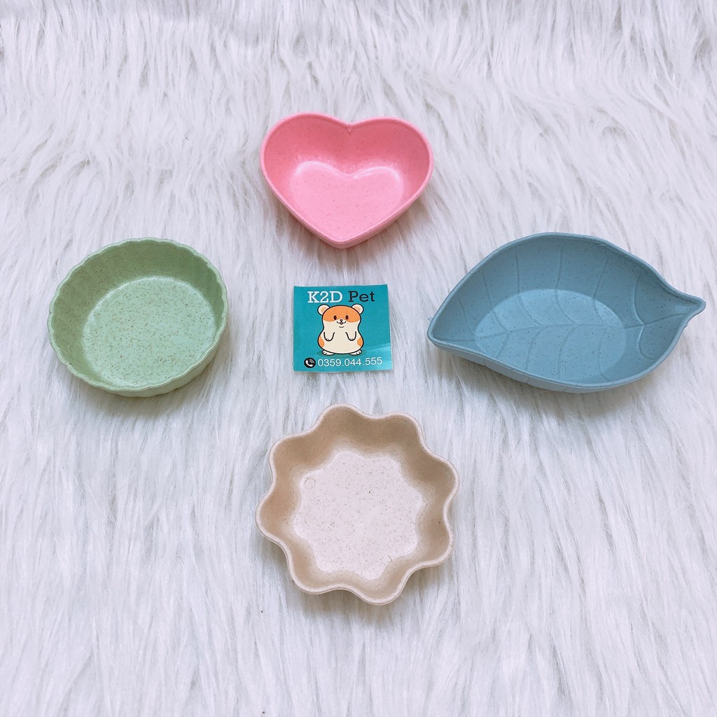 [Hoàn tiền 10%]Bát Ăn Nhựa Cho Hamster