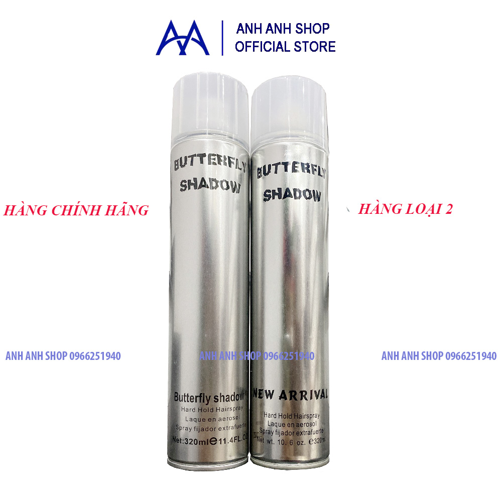 CHÍNH HÃNG GÔM XỊT TÓC BUTTERFLY SHADOW
