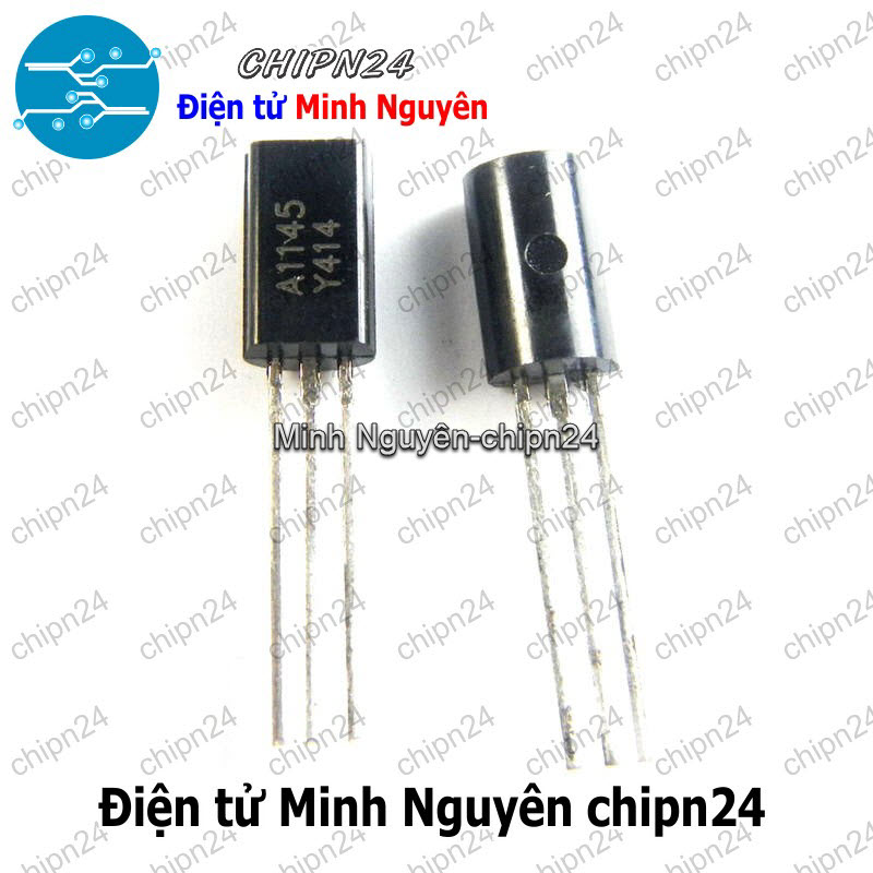 [4 con] (KT1) Transistor A1145 TO-92L PNP 50mA 150V (2SA1145-Y 1145) - HH006829