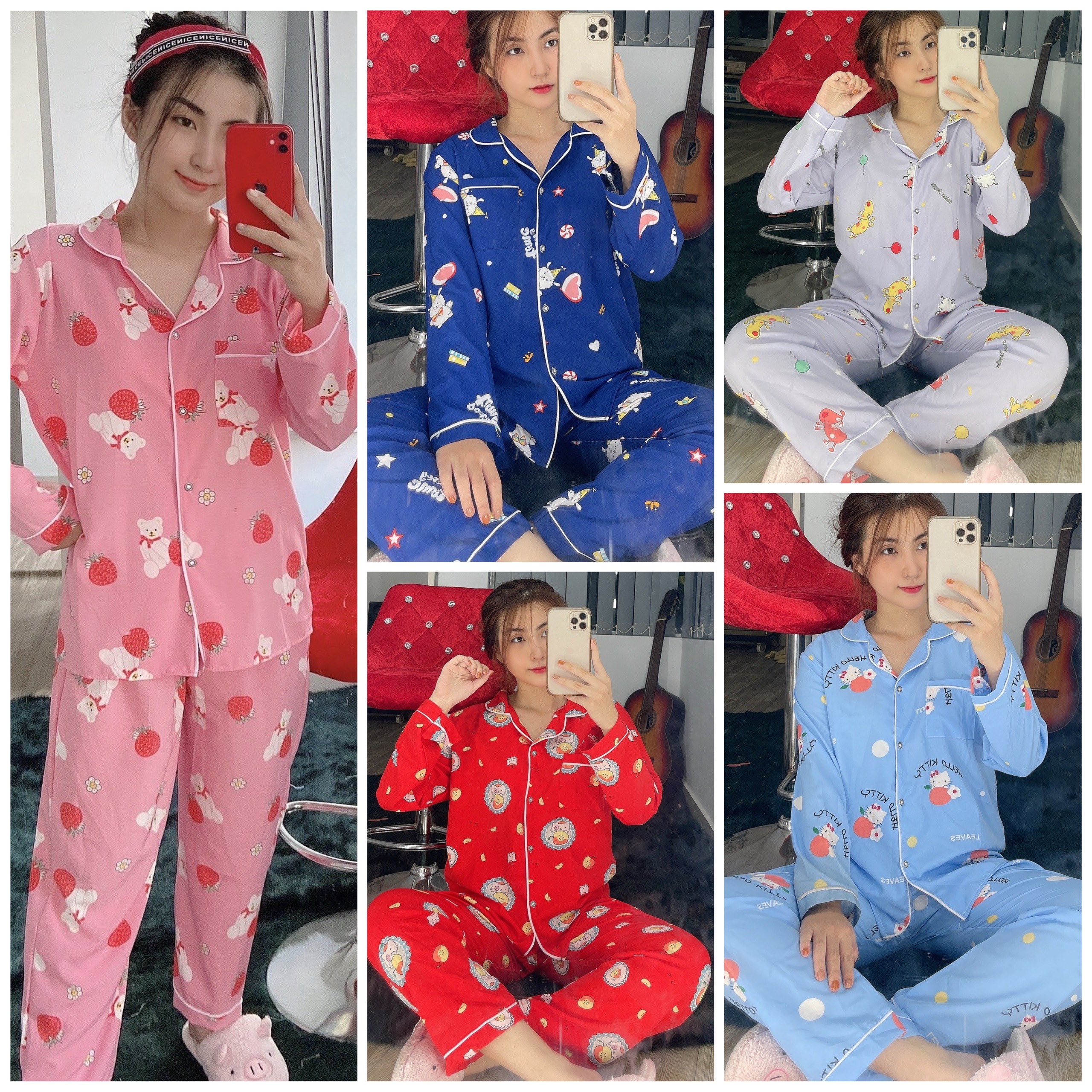 [SIZE ĐẠI 62kg-72kg tùy chiều cao] TDQD LỤA HÀN PIJAMA FORM TO