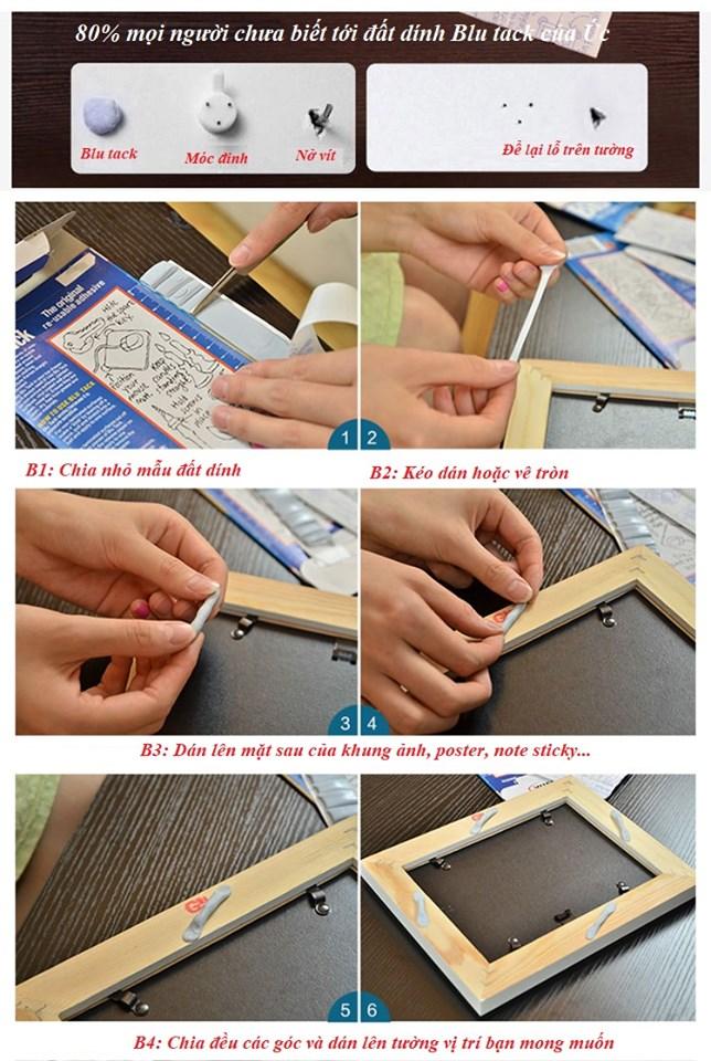 Đất sét dính blutack, Blu tack của Bostik 75 gr