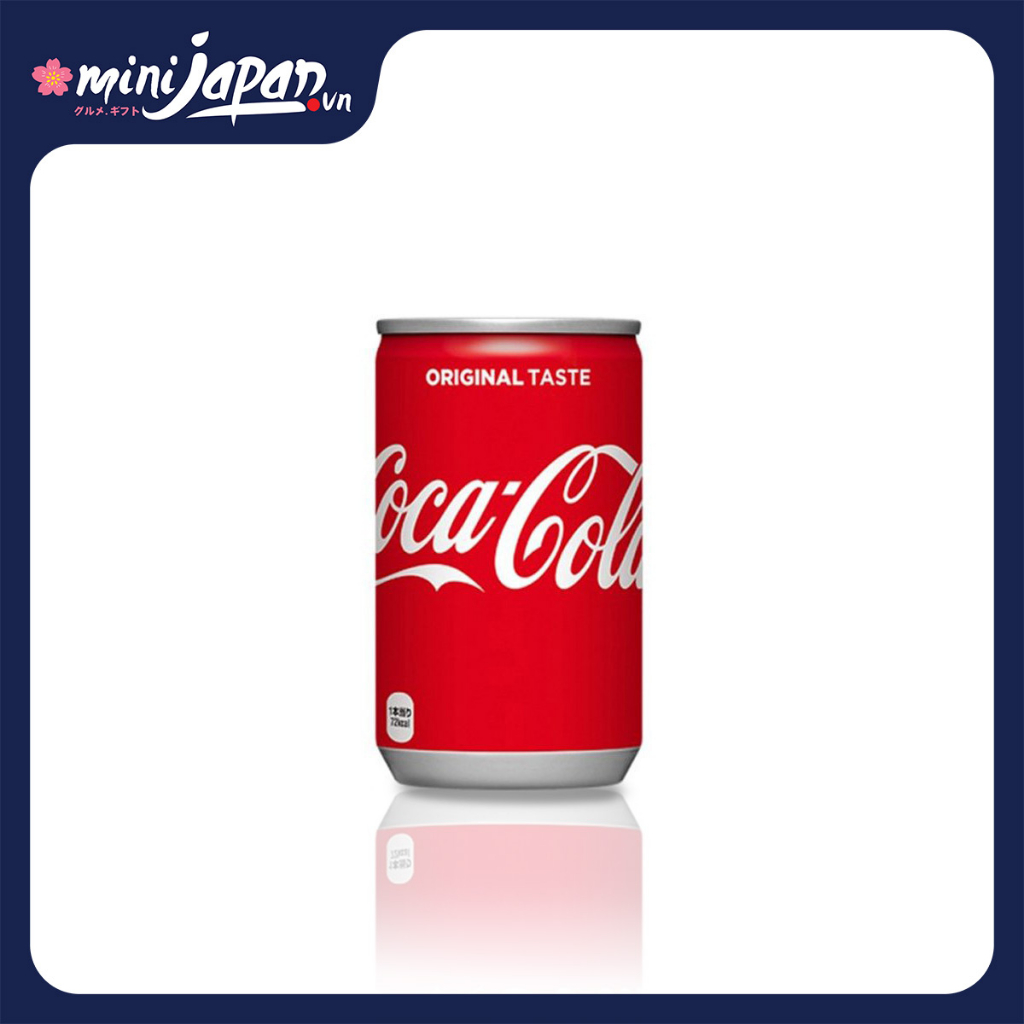 Nước ngọt có ga Coca Nhật Bản Lon mini 160ml, vị thanh ga cực mạnh