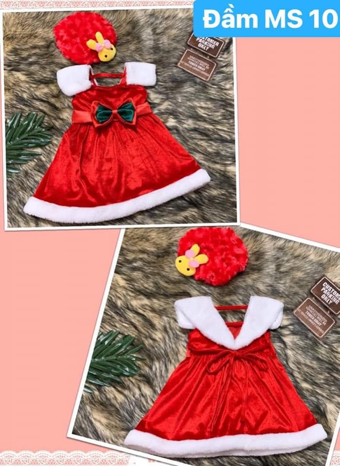 [HCM]Đầm Noel cho bé gái