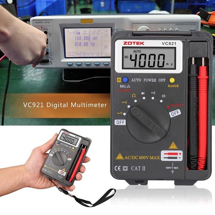 Đồng Hồ Vạn Năng Điện Tử Bỏ Túi VC921