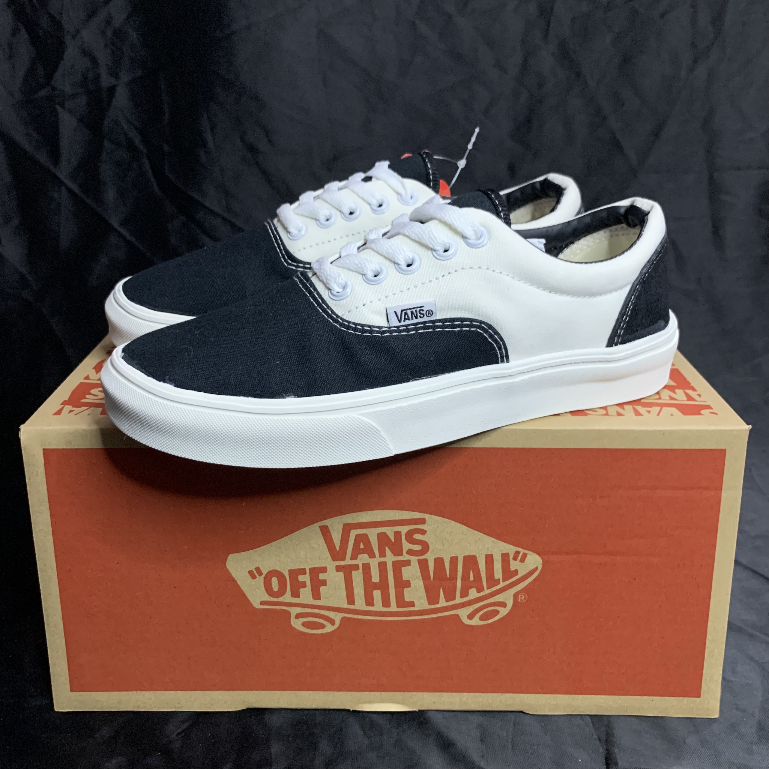Giày Vans Vault Classic Era Đen Trắn cao cấp full box