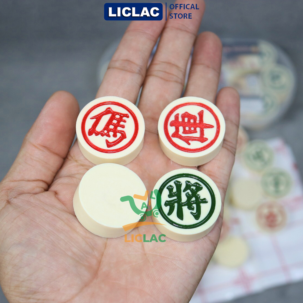 Bộ cờ tướng Liên Hiệp Thành hộp Oval ( Size LỚN ) quân cờ bằng nhựa Melamine Đặc Ruột Cao Cấp, Đồ chơi Boardgame giúp bé phát triển tư duy - LICLAC