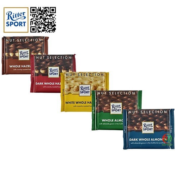 Socola hiệu Ritter Sport Đức thanh 100g