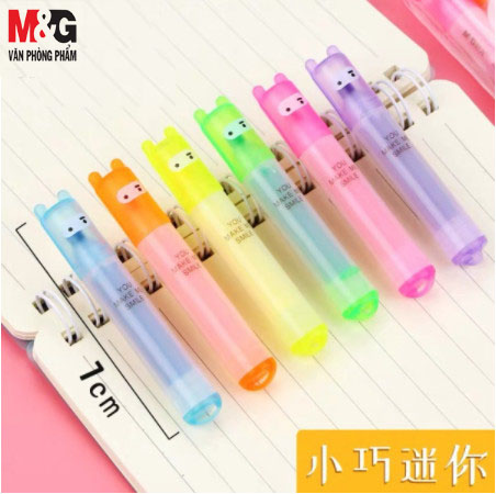 [HCM]Bộ 6 bút dạ quang M&G AHM22504 dễ thương