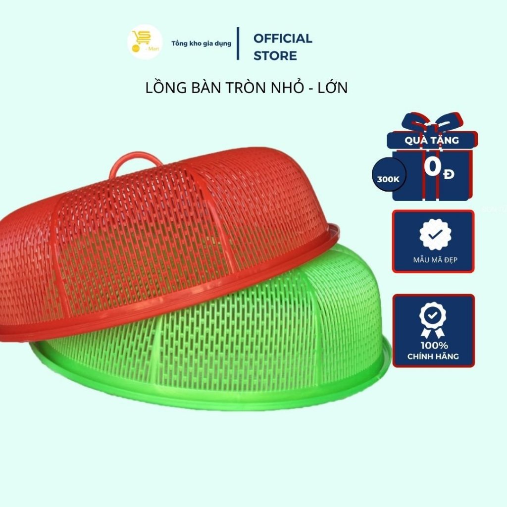 Lồng Bàn Tròn Đủ Size - Lồng Bàn Nhựa Đậy Thức Ăn - Dụng Cụ Che Đậy Thức Ăn Cao Cấp MTA-MART2