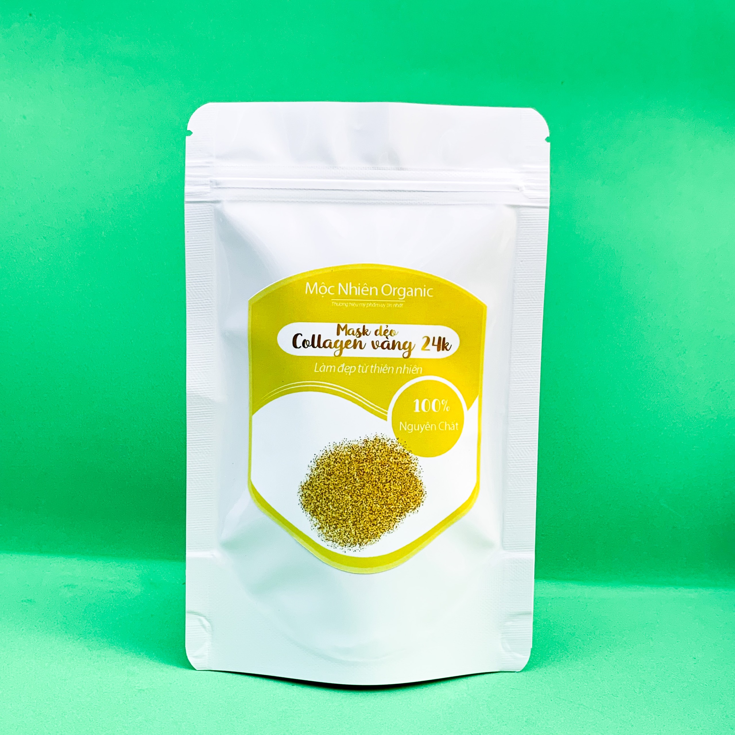 Mặt nạ Dẻo Collagen Vàng Sâm 24K-Se khít lỗ chân lông