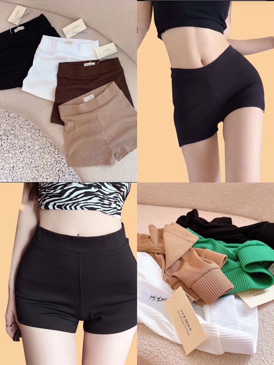 Quần cao cấp đùi legging có túi trước hàng vnxk nâng mông cạp cao gen bụng siêu co dãn 4 chiều 45-70kg
