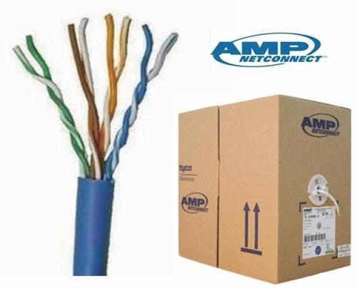 THÙNG CÁP MẠNG CAT 6E AMP 0620 305 MÉT (DÂY MÀU XANH DƯƠNG)