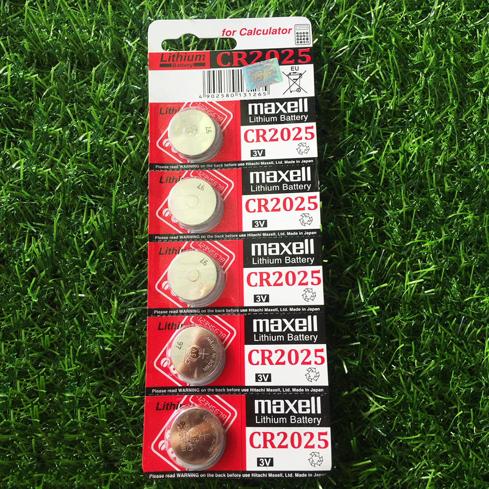 Combo 5 viên Pin CR2025 Maxell Lithium  3V