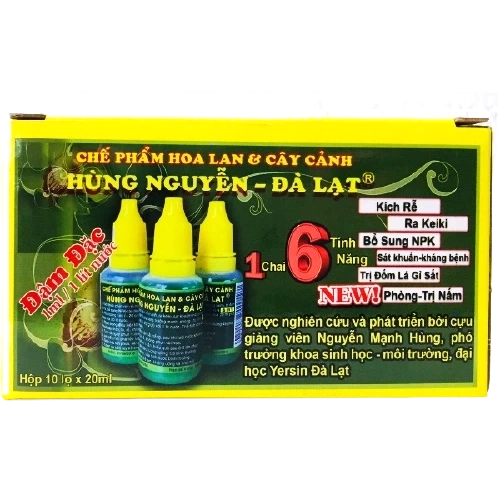 Chế phẩm hoa lan cây cảnh Hùng Nguyễn Đà Lạt