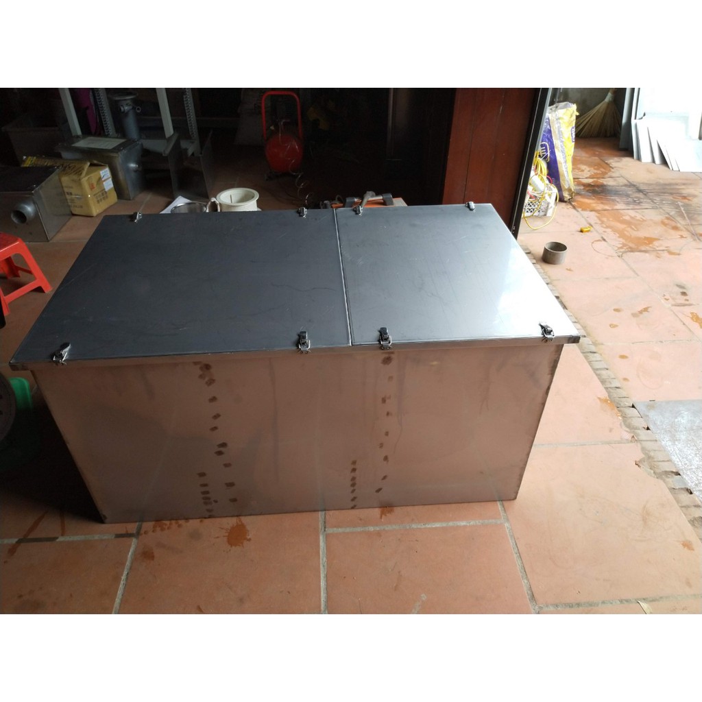 Bể Tách Mỡ Chất Liệu Inox Loại 50 Lít - Bẫy Mỡ