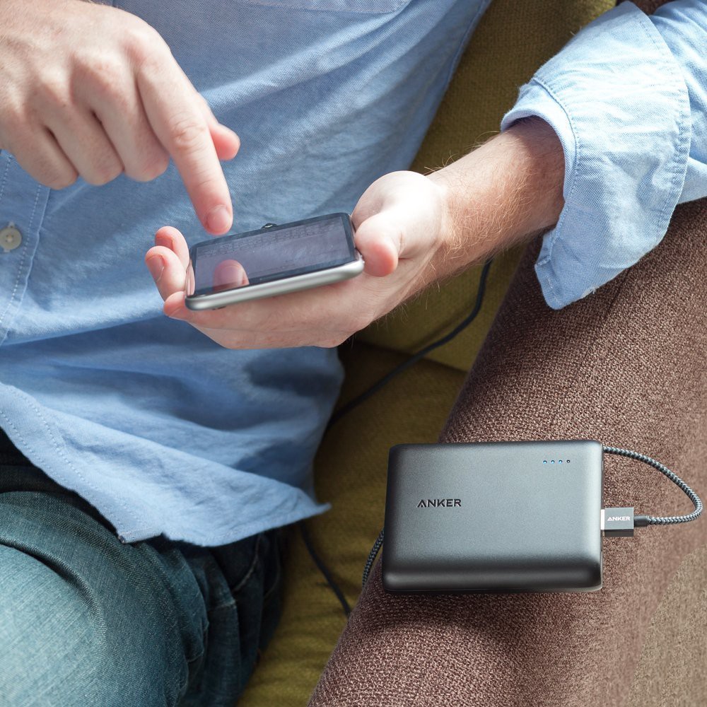 Pin sạc dự phòng ANKER A1215 PowerCore 13000mAh 2 cổng USB