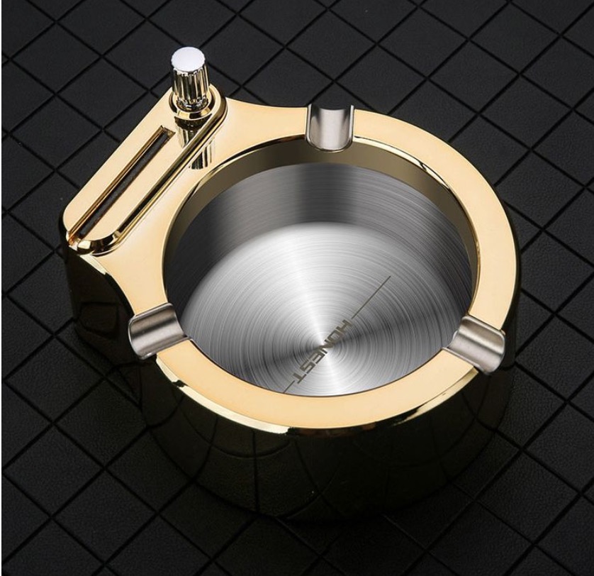 Euro Home - GẠT TÀN KÈM DIÊM VĨNH CỬU GOLDEN ASHTRAY