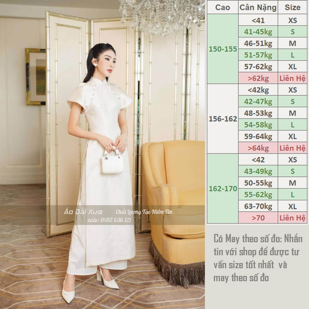 Áo Dài Cách Tân Nữ Tay Bồng ME02