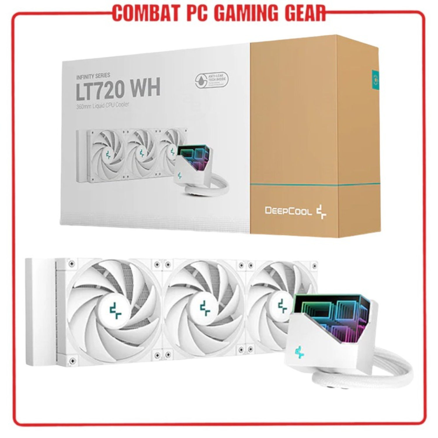 Tản Nhiệt Nước AIO DeepCool LT520 - LT720 ARGB Black/ White (Hỗ Trợ LGA1700/ AM5)