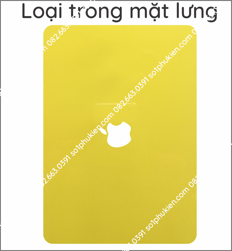Dán PPF Macbook Air mặt lưng loại trong nhám siêu bảo vệ