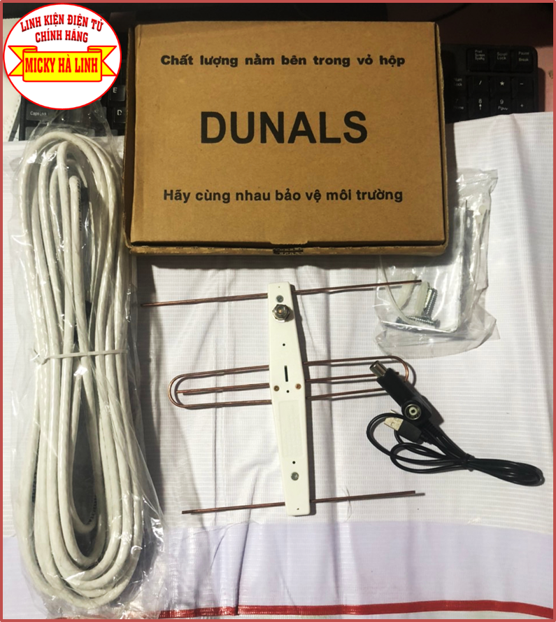 [HCM]Ang ten DVB T2 có nguồn kích sóng 5v - sử dụng được trong nhà và ngoài trời