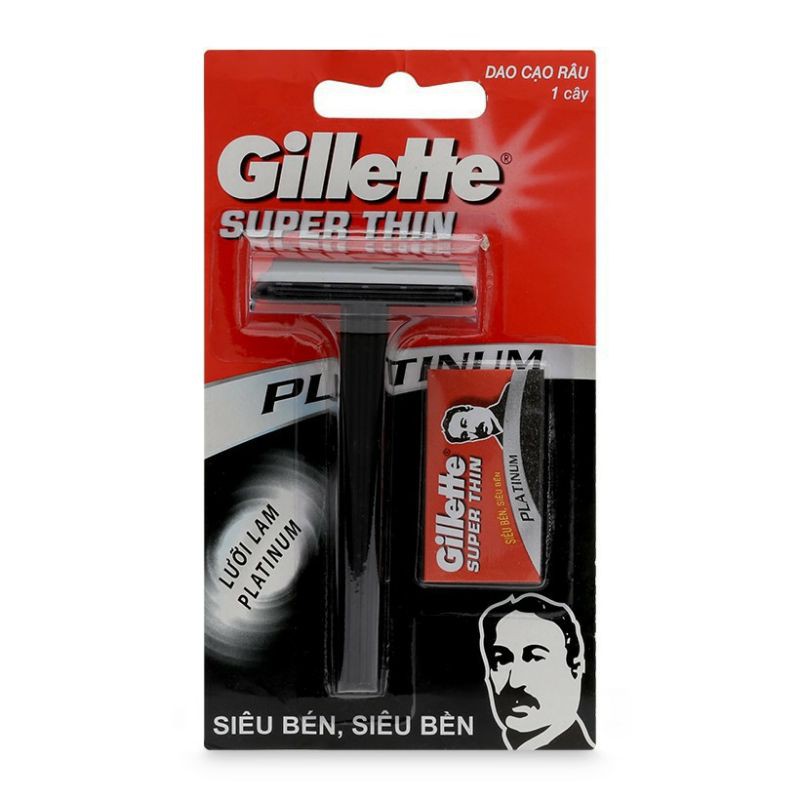 Dao Cạo Râu Gillette Cán Đen