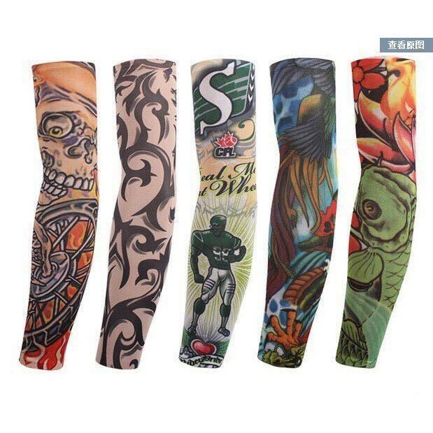 COMBO 2 GĂNG TAY HÌNH XĂM THUN CO GIÃN 4 CHIỀU