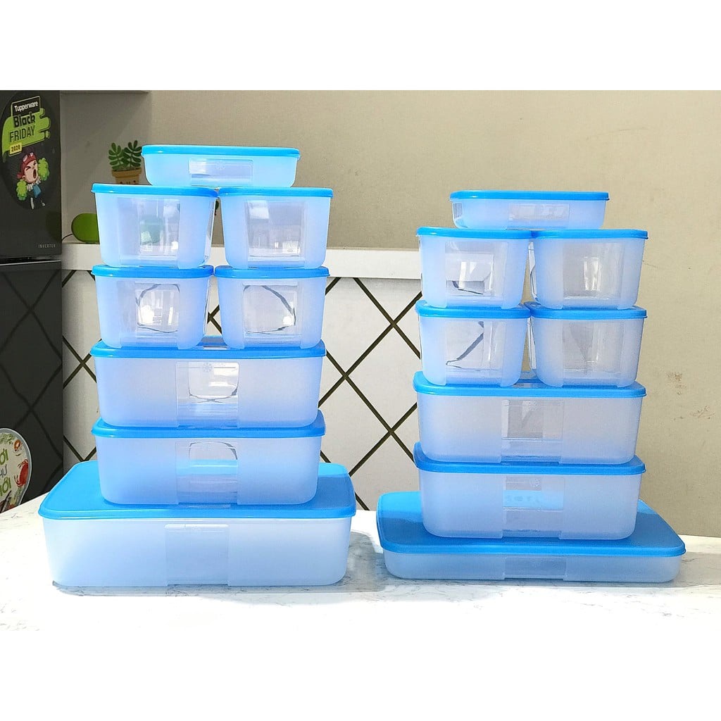 Bộ trữ đông Freezermate jumbo set 16 hộp tupperware