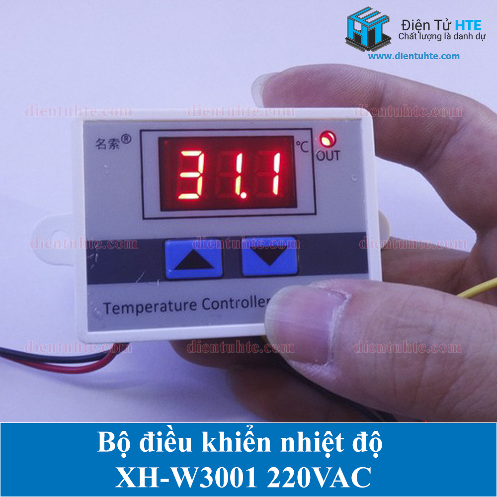 Bộ điều khiển nhiệt độ tự động XH-W3001 10A/220V,mạch điều khiển nhiệt độ,cảm biến nhiệt độ,, đầu dò nhiệt độ