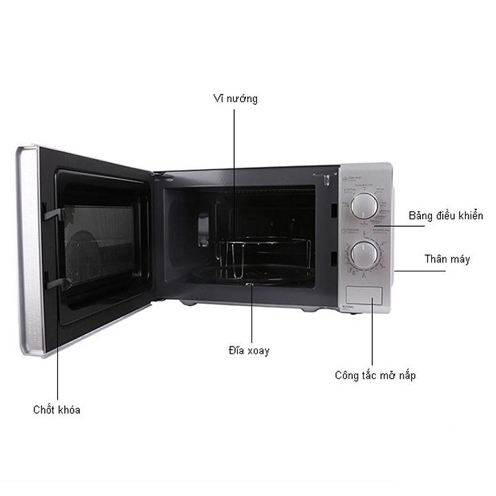 Lò Vi Sóng Có Nướng Sharp R-G226VN-S - 20 Lít