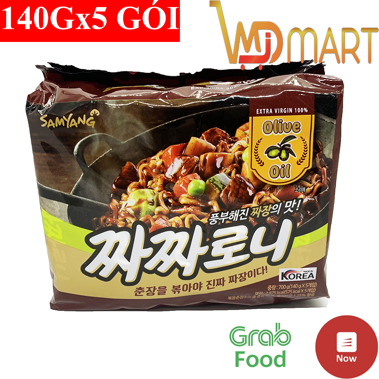 [KoreanMart] MÌ TƯƠNG ĐEN SAMYANG LỐC 5 GÓI