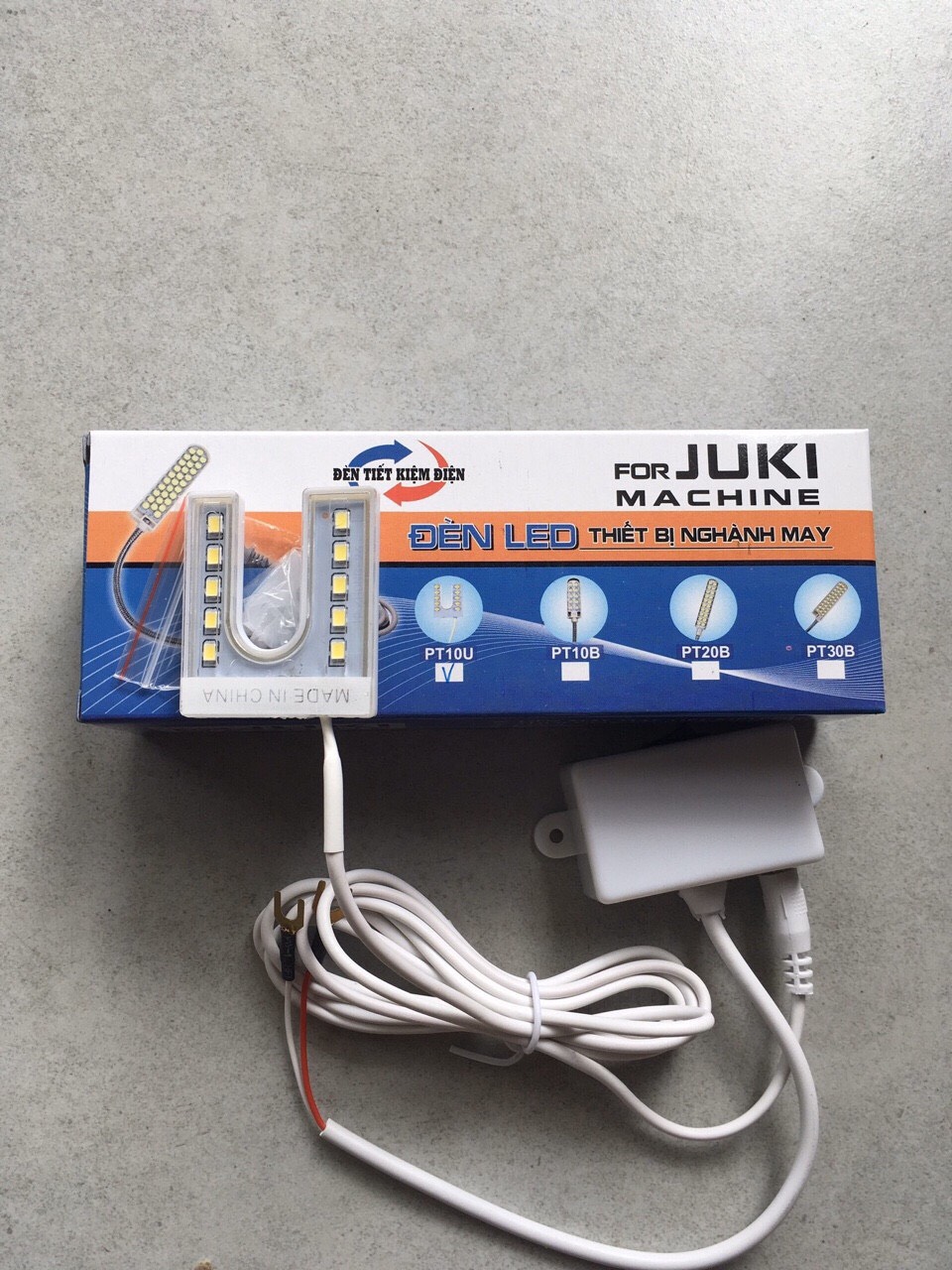 Đèn Led sử dụng cho máy may hình đèn chữ U 10 bóng siêu sáng JUKI