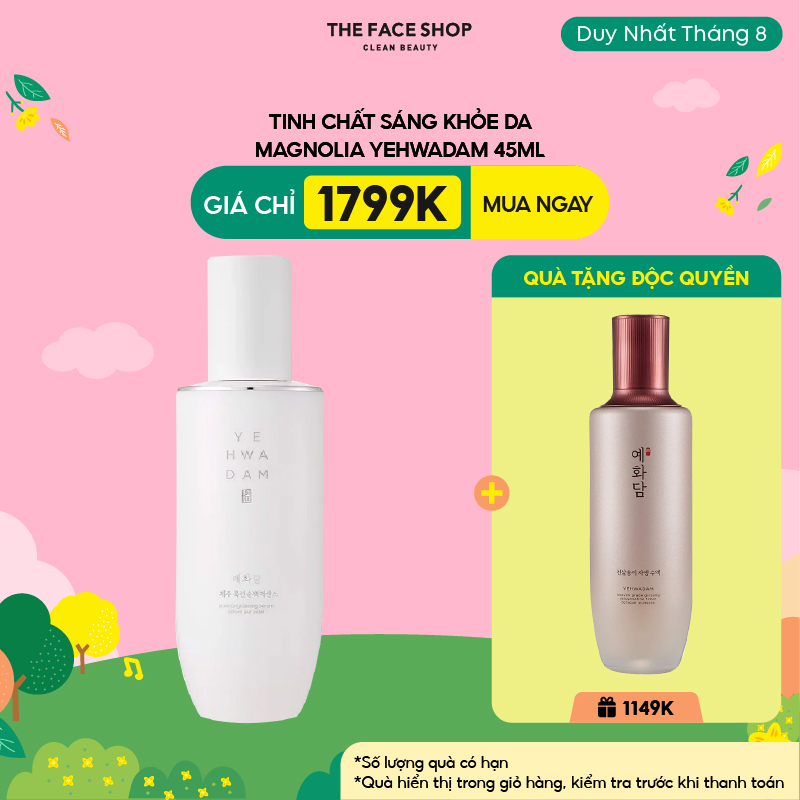 Tinh Chất Sáng Trắng Da Thefaceshop Yehwadam Jeju Serum 45Ml