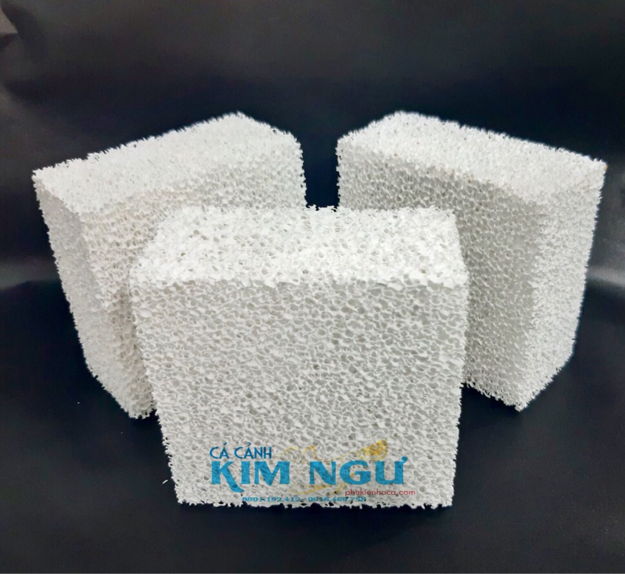 Sứ Vuông Tàu Hủ Lọc Nước Hồ Cá (10*10*5cm)