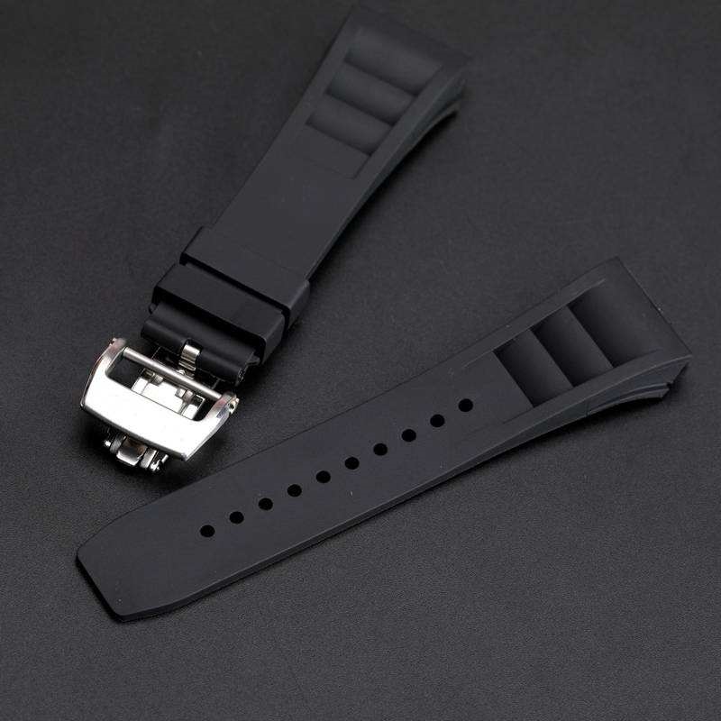 Rubber strap suitable for RICHARD MILLE Richard Mille soft silicone watch strap RM-11 men's watch